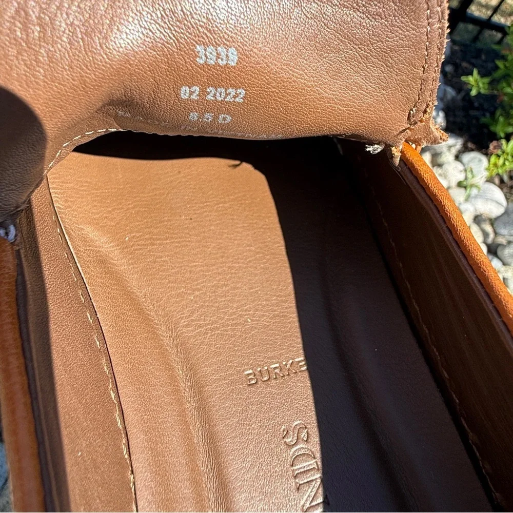 Allen Edmonds Mens Burke Vent Tan Leather Slip On Sneakers  display picture 2